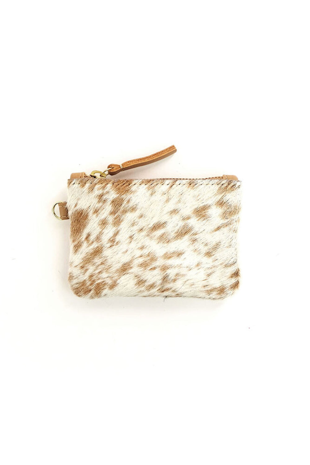 Caramel Speckled Coin Pouch