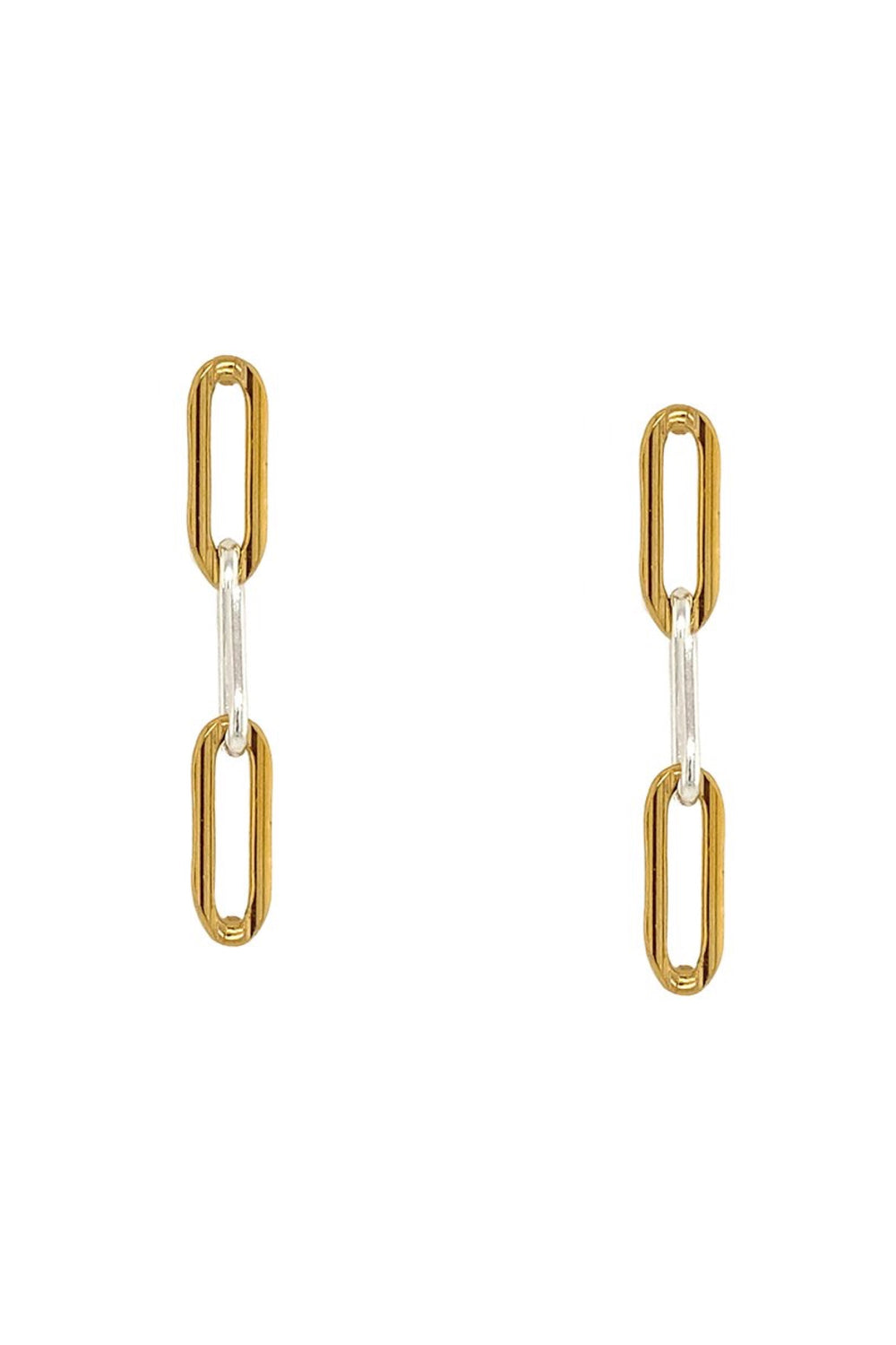 Gold + Silver Xena Earrings