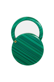 Malachite Circle Mirror