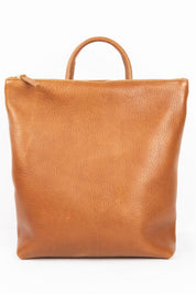 Cognac Leather Backpack
