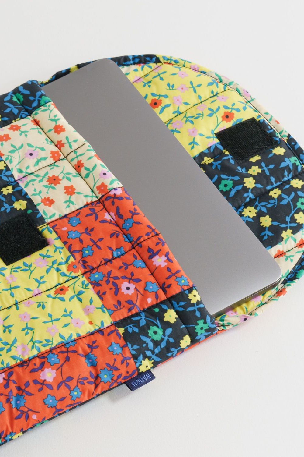 Calico Block Puffy Laptop Sleeve