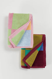 Checks Mix Hand Towel Set
