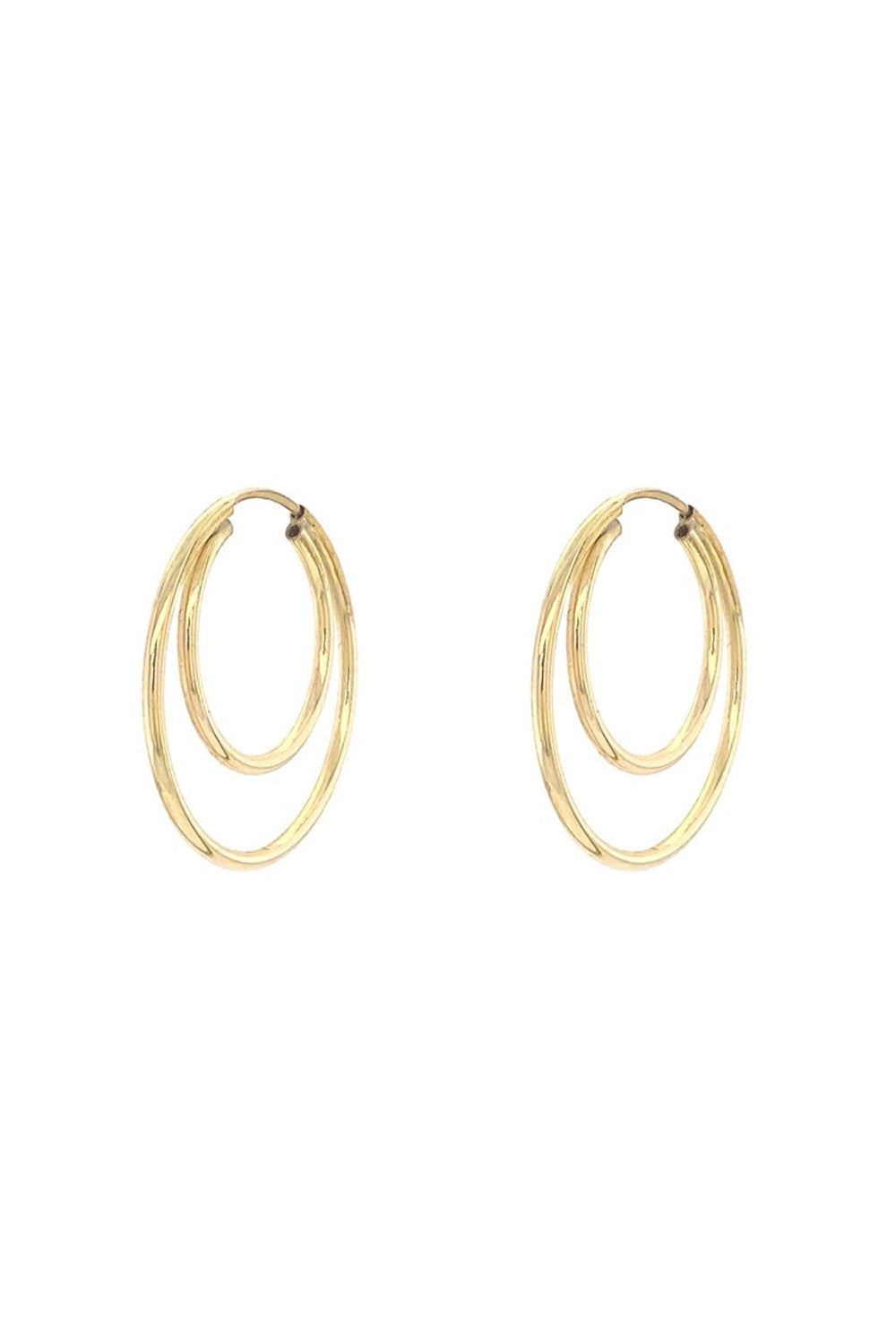 Gold Lou Hoops