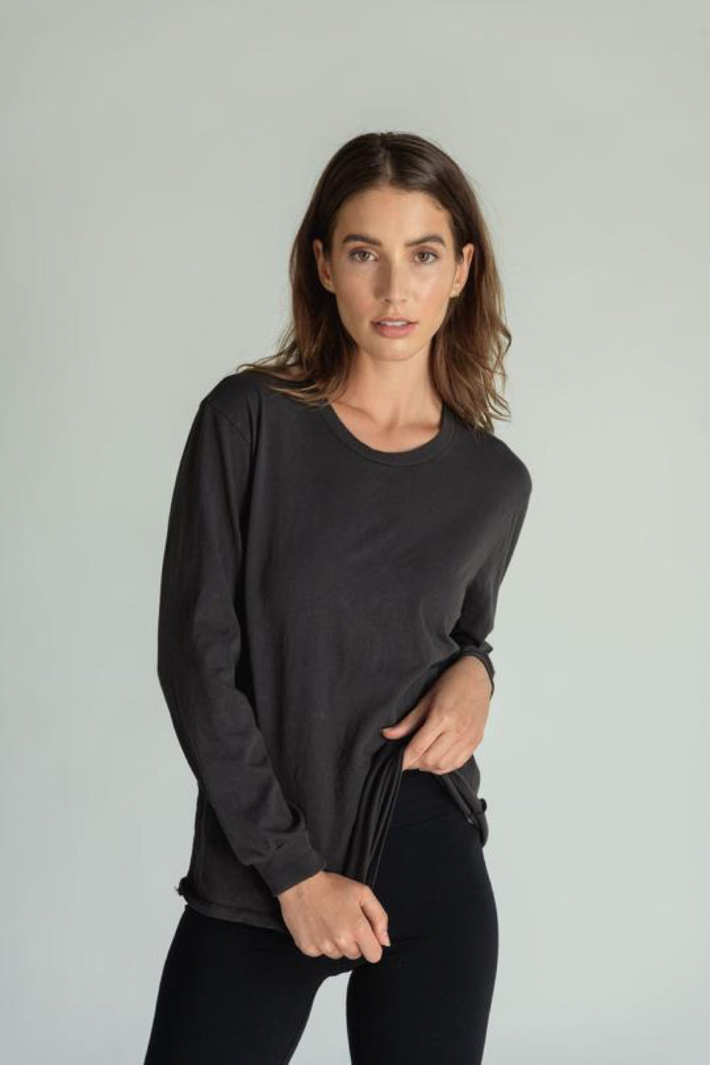 Black Long Sleeve Concert Tee