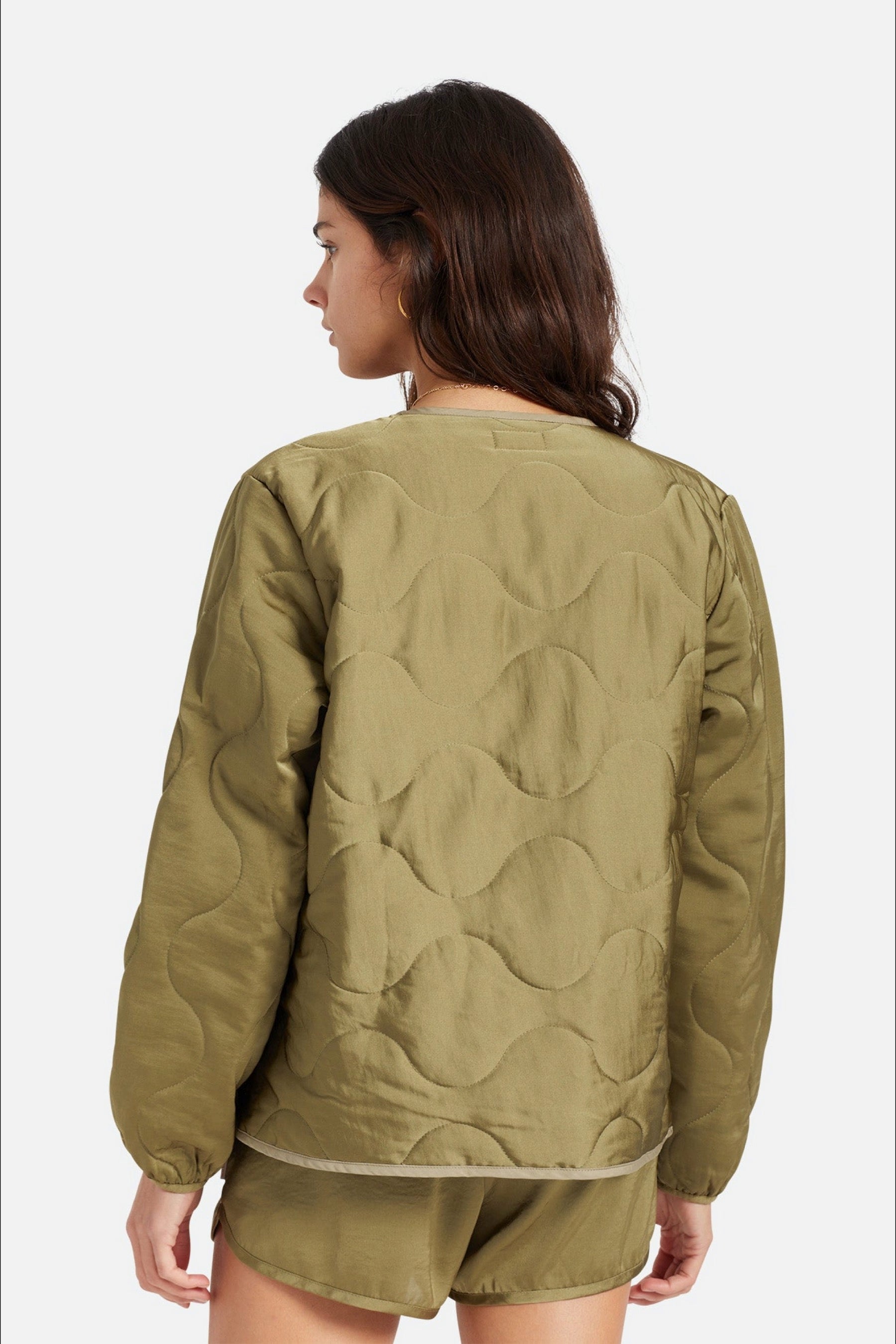 Military Olive Flight Padded Jacket