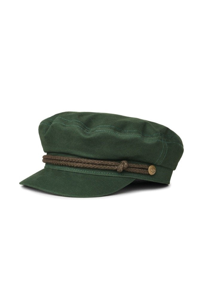 Hunter Green Fiddler Cap – Prism Boutique