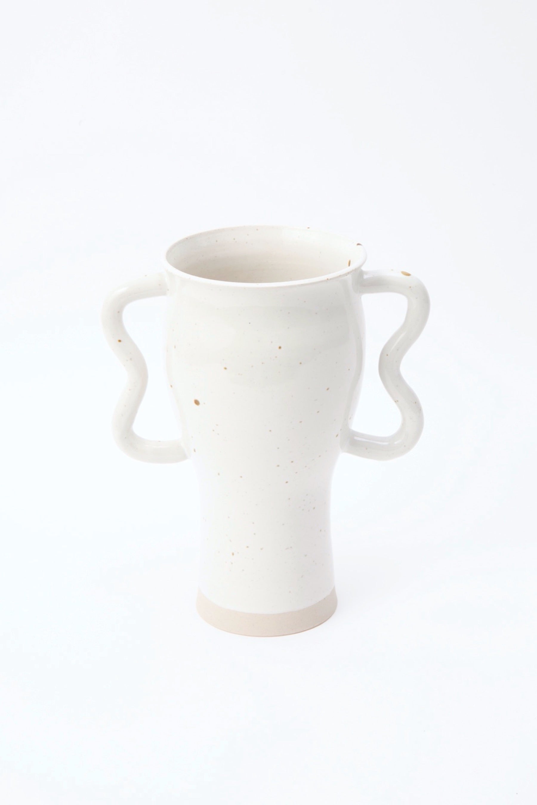 Wavy Handle Vase