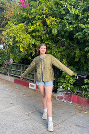 Military Olive Flight Padded Jacket