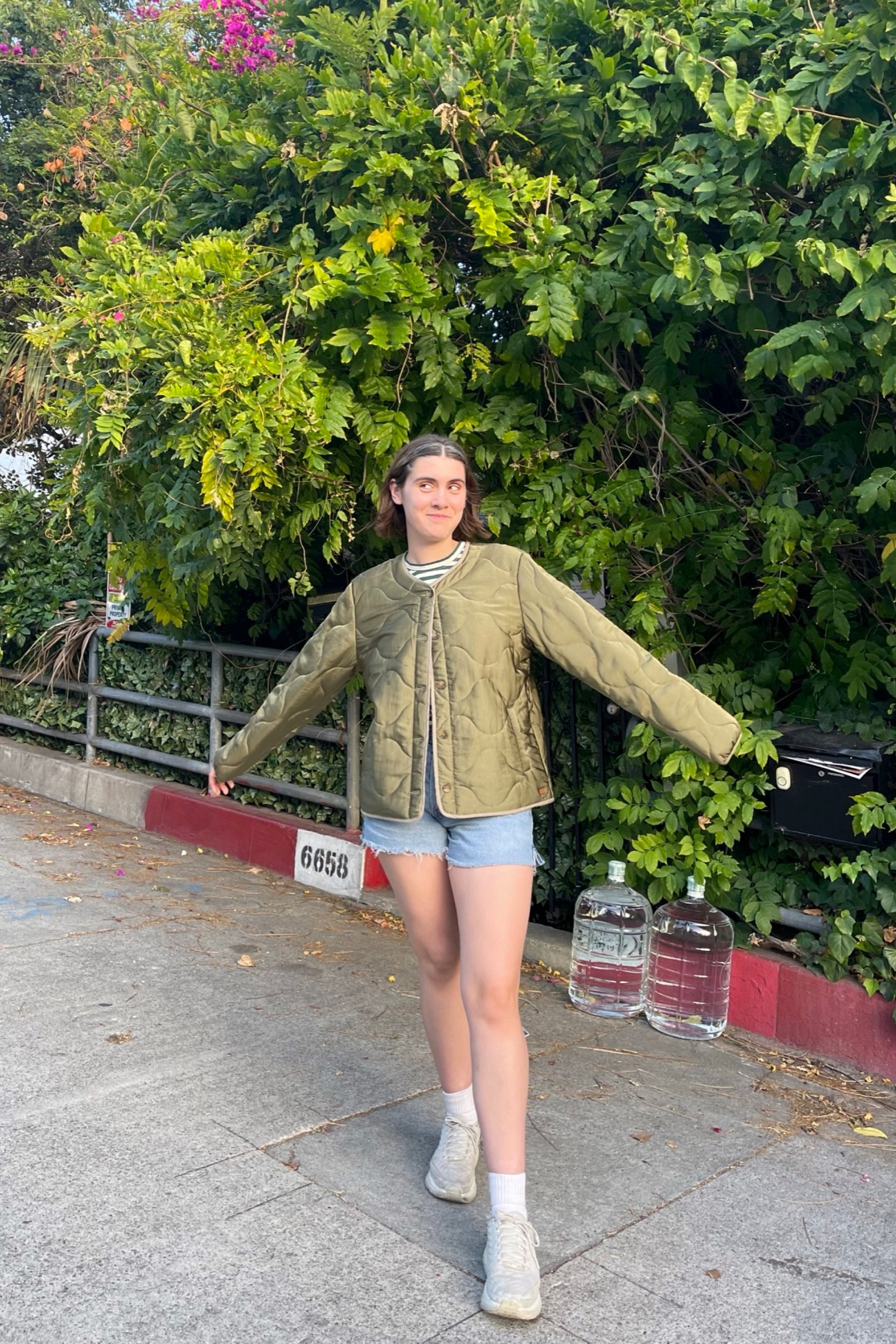 Military Olive Flight Padded Jacket