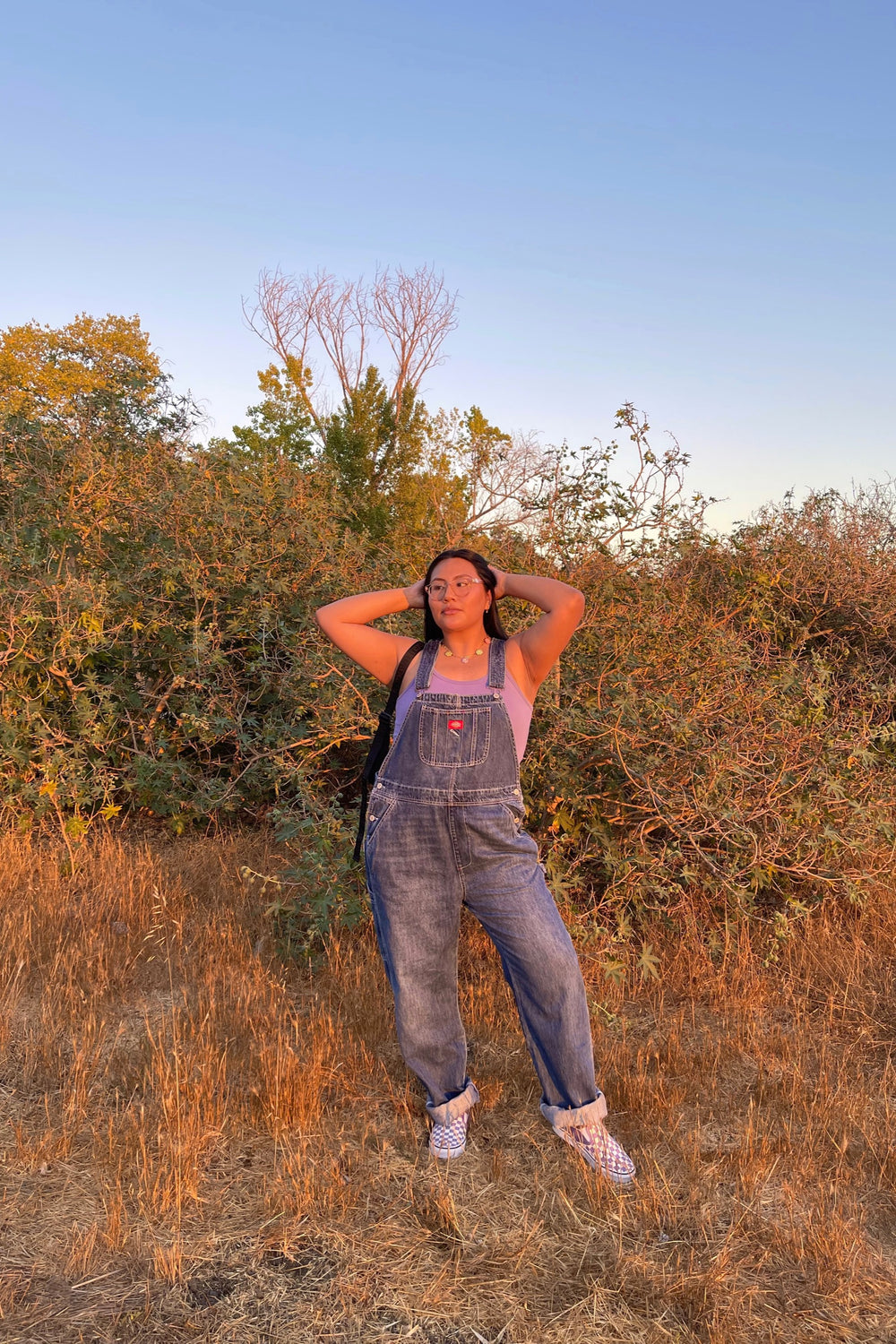 Medium Antique Wash Relaxed Overalls
