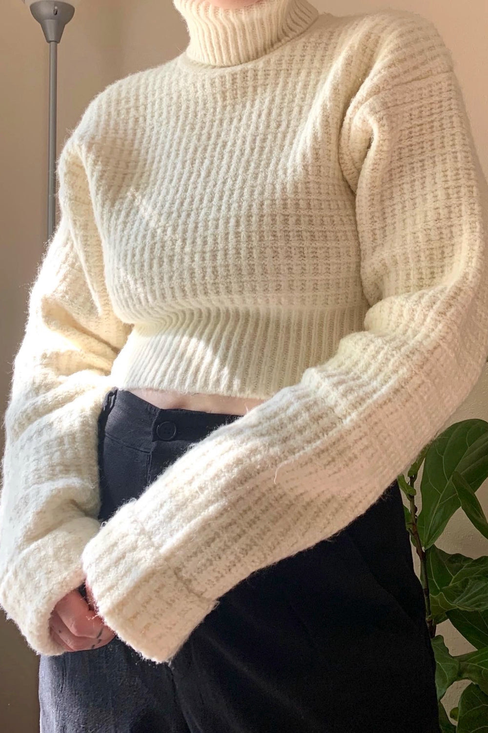 Ivory Madeline Turtleneck Sweater