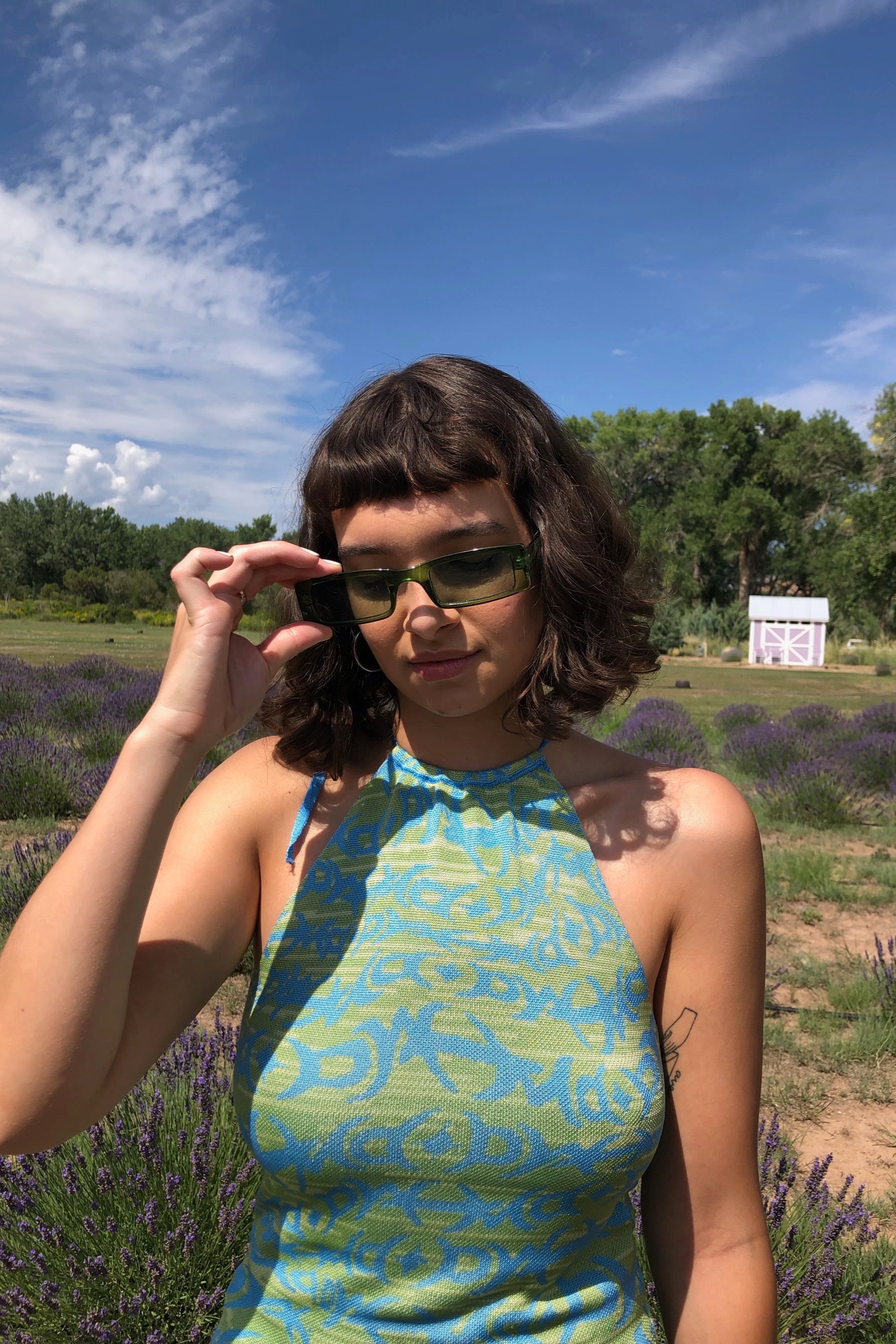 Green Olive Prue Dress