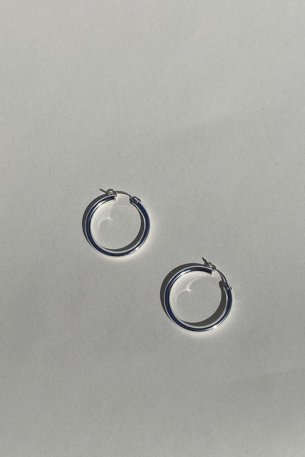 Silver Dion Hoops