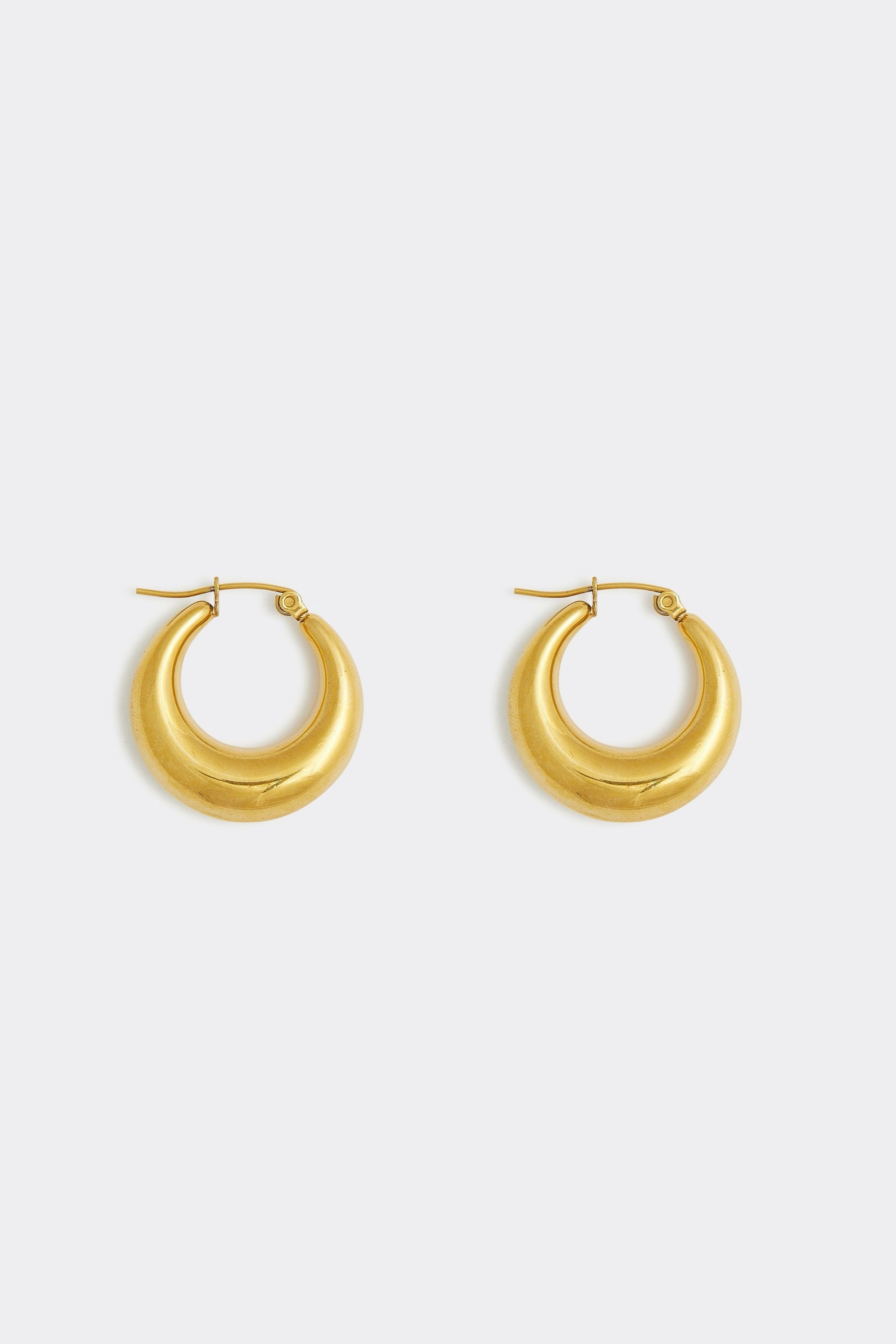 Gold Crawford Hoops