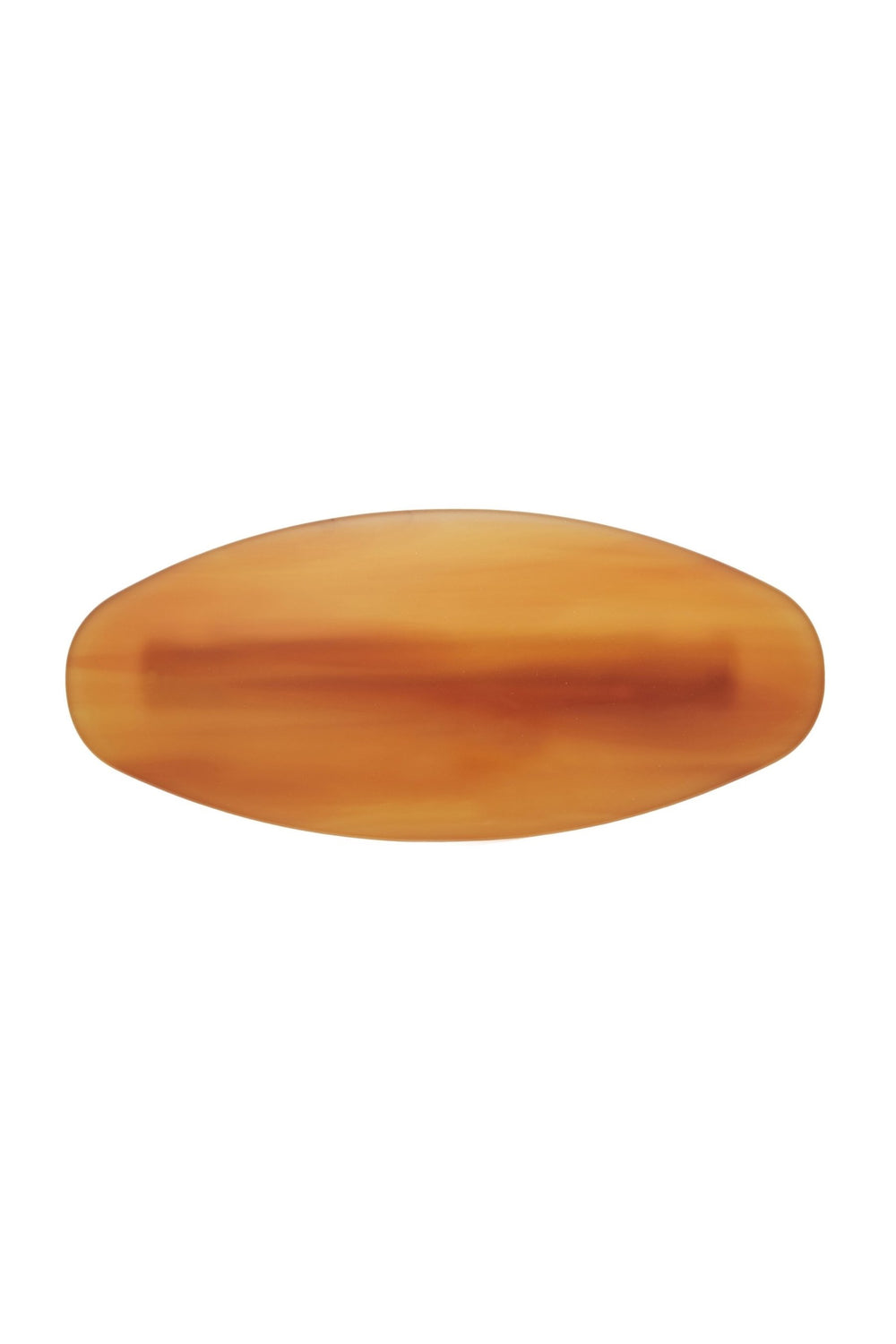 Cognac Jumbo Oval Clip