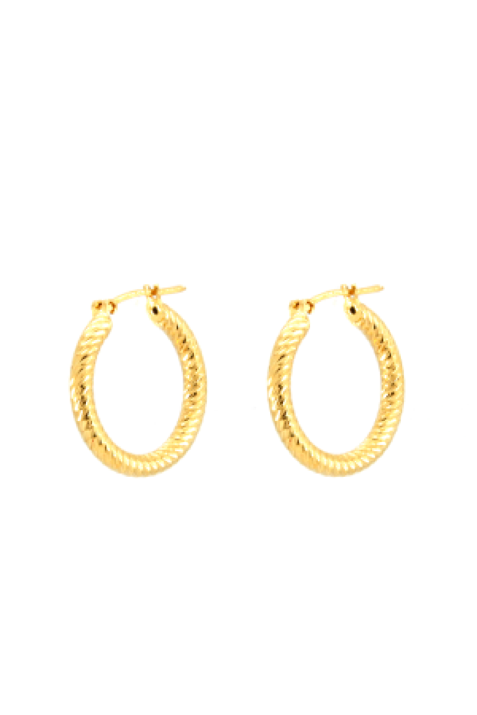 Gold Eve Hoops