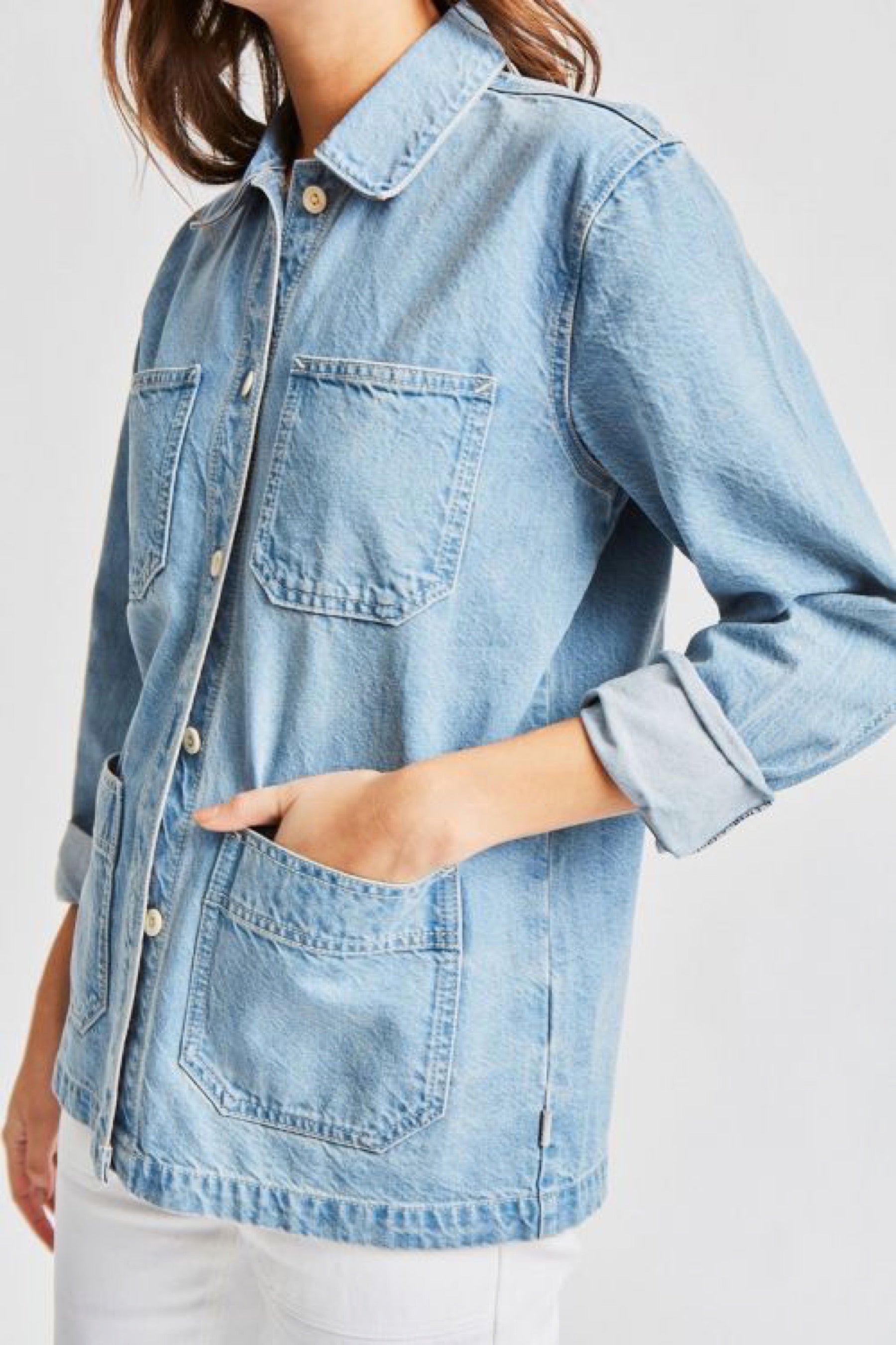 Faded Indigo Karen Chore Jacket