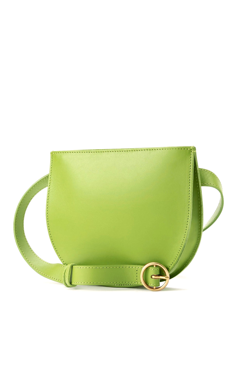 Lime Crescent Belt Bag