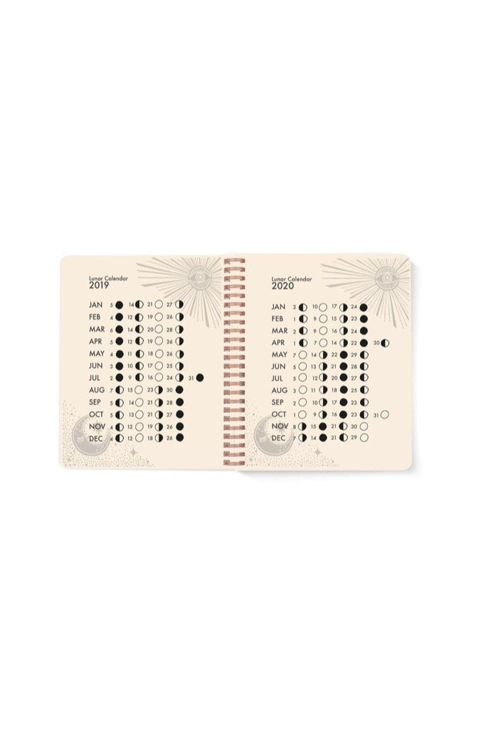 Black Seeing Eye Planner 12 Month Planner