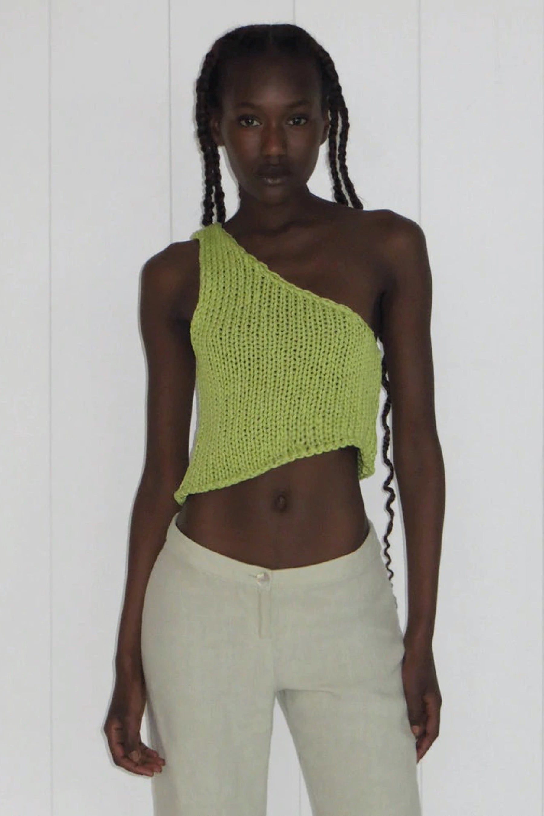 Pastel Lime Moneo Tank