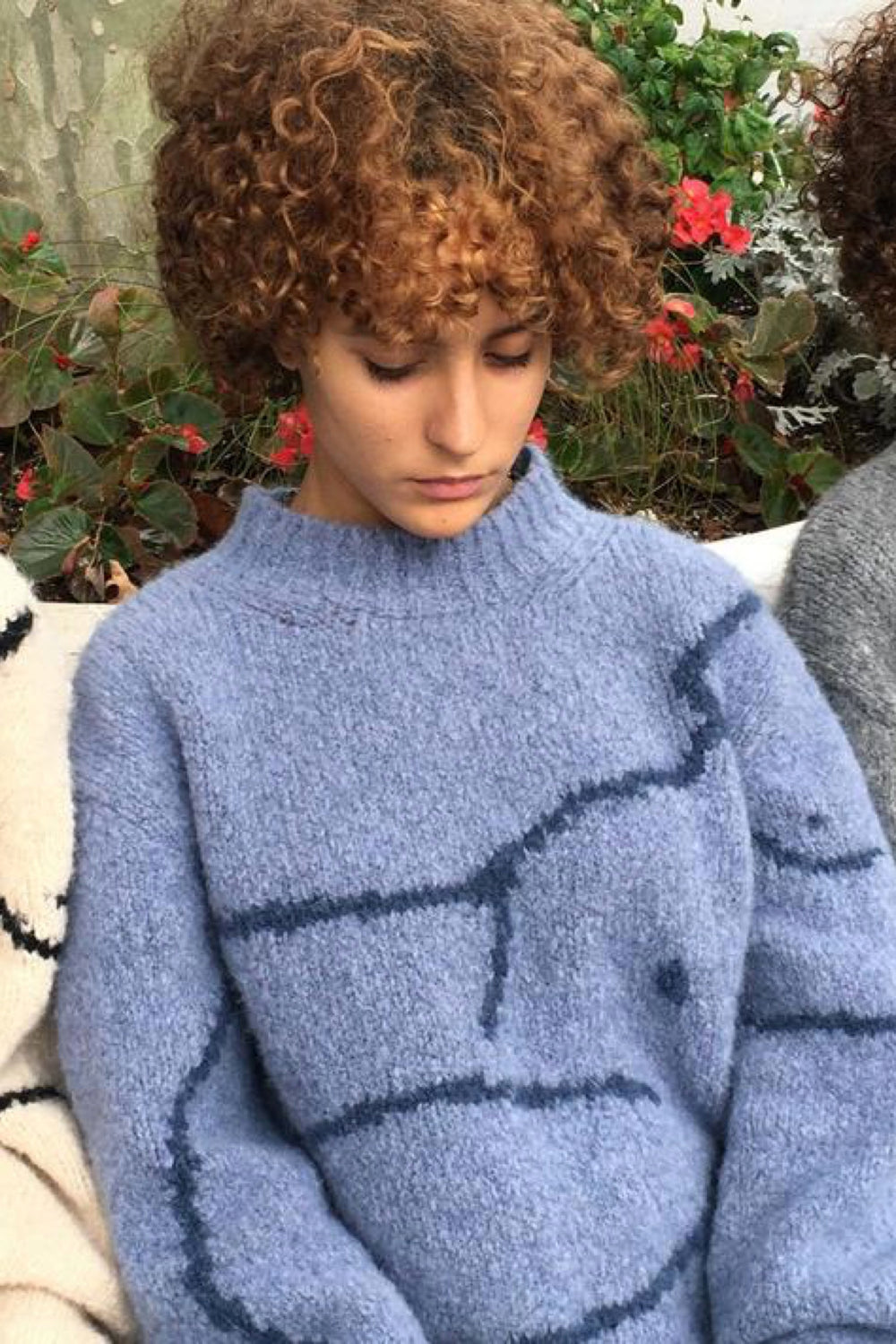 Extralight Blue Palmira Sweater