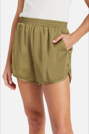 Military Olive Flight Runner Short
