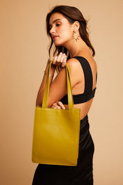 Spanish Moss Medium Leather Tote