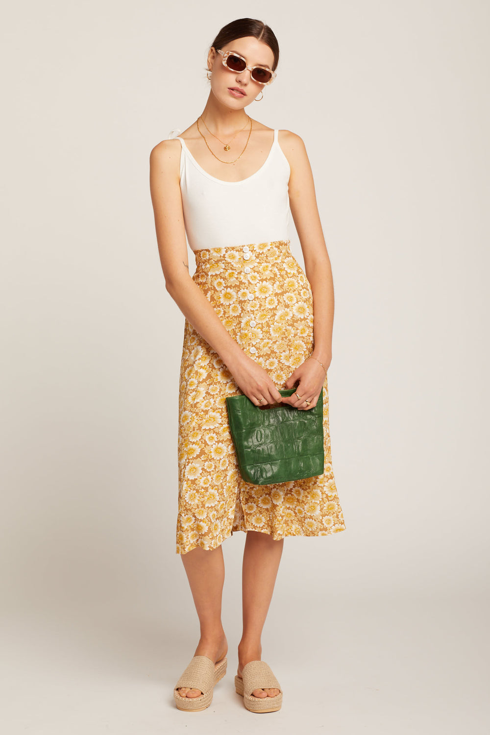 Valette Floral Marin Skirt