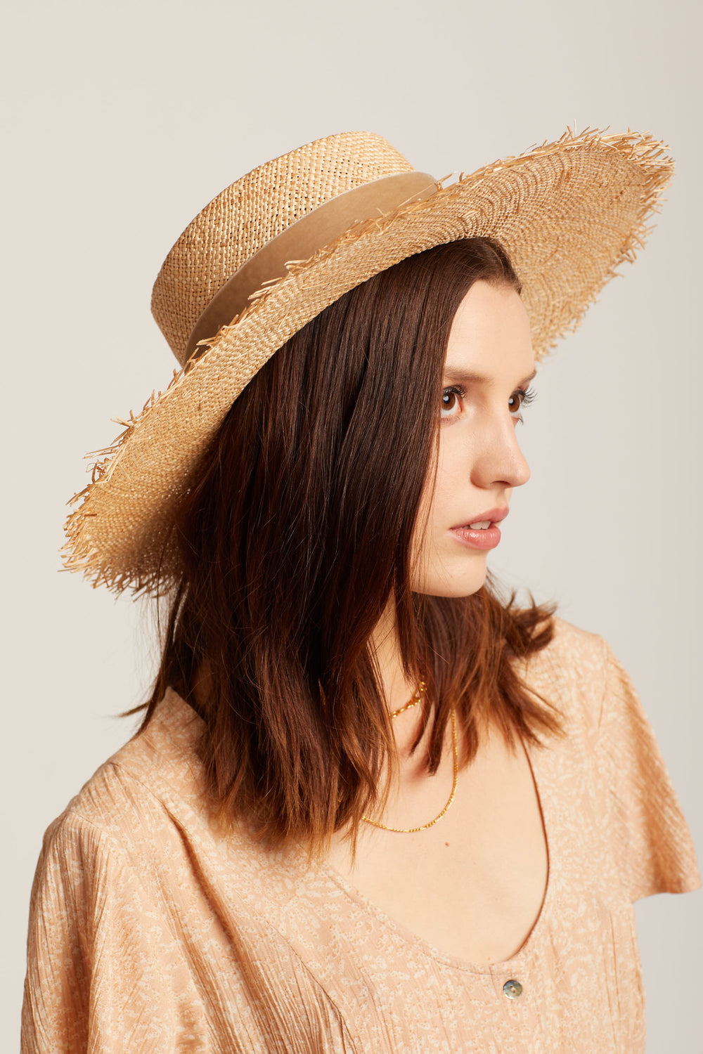 Aruba Fray Boater Hat