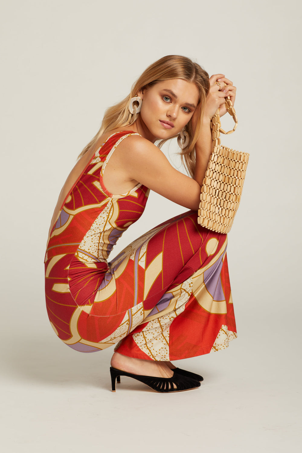 Red Butterfly Diana Dress