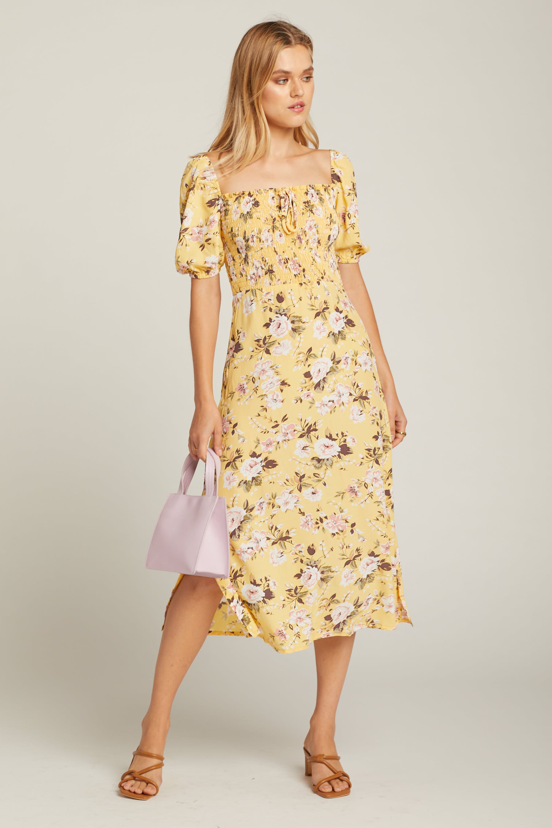 Pomeline Floral Majorelle Dress