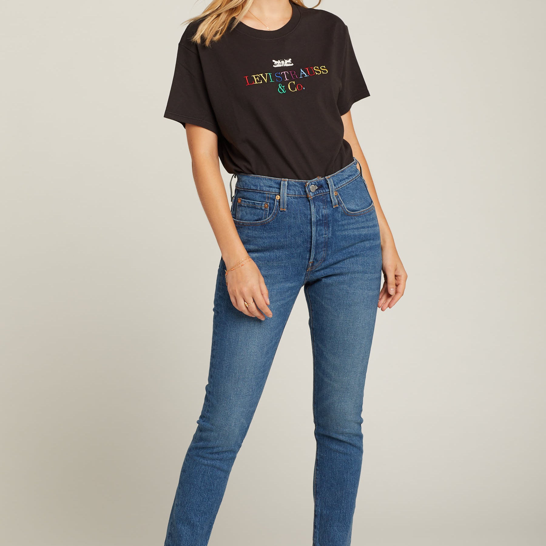 high rise levis jeans