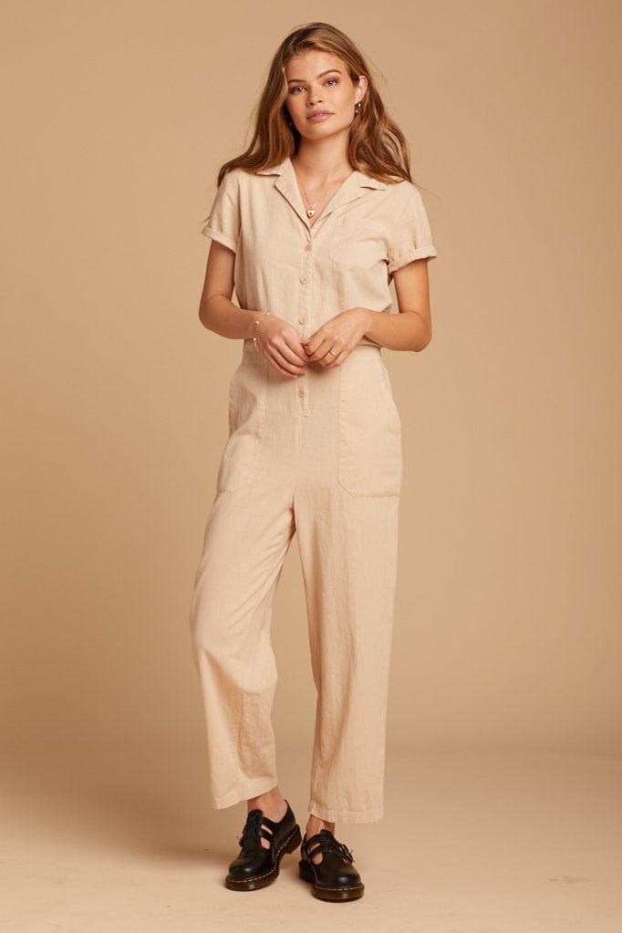 button up jumpsuit
