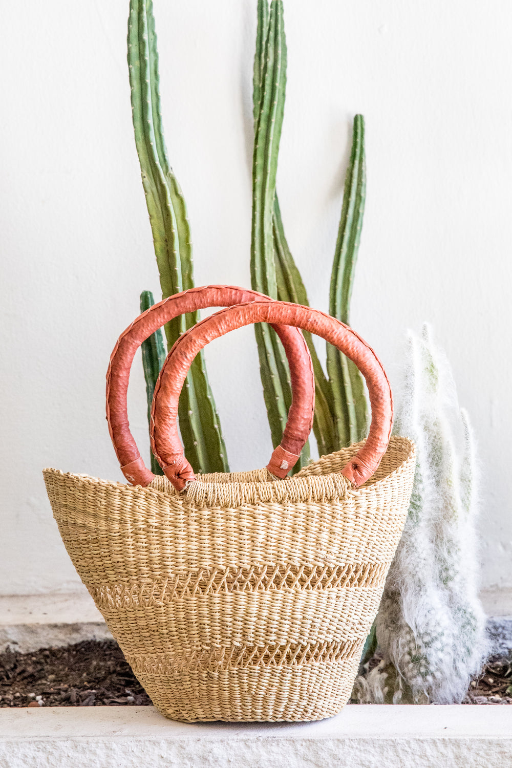 Small Open Weave Market Basket
