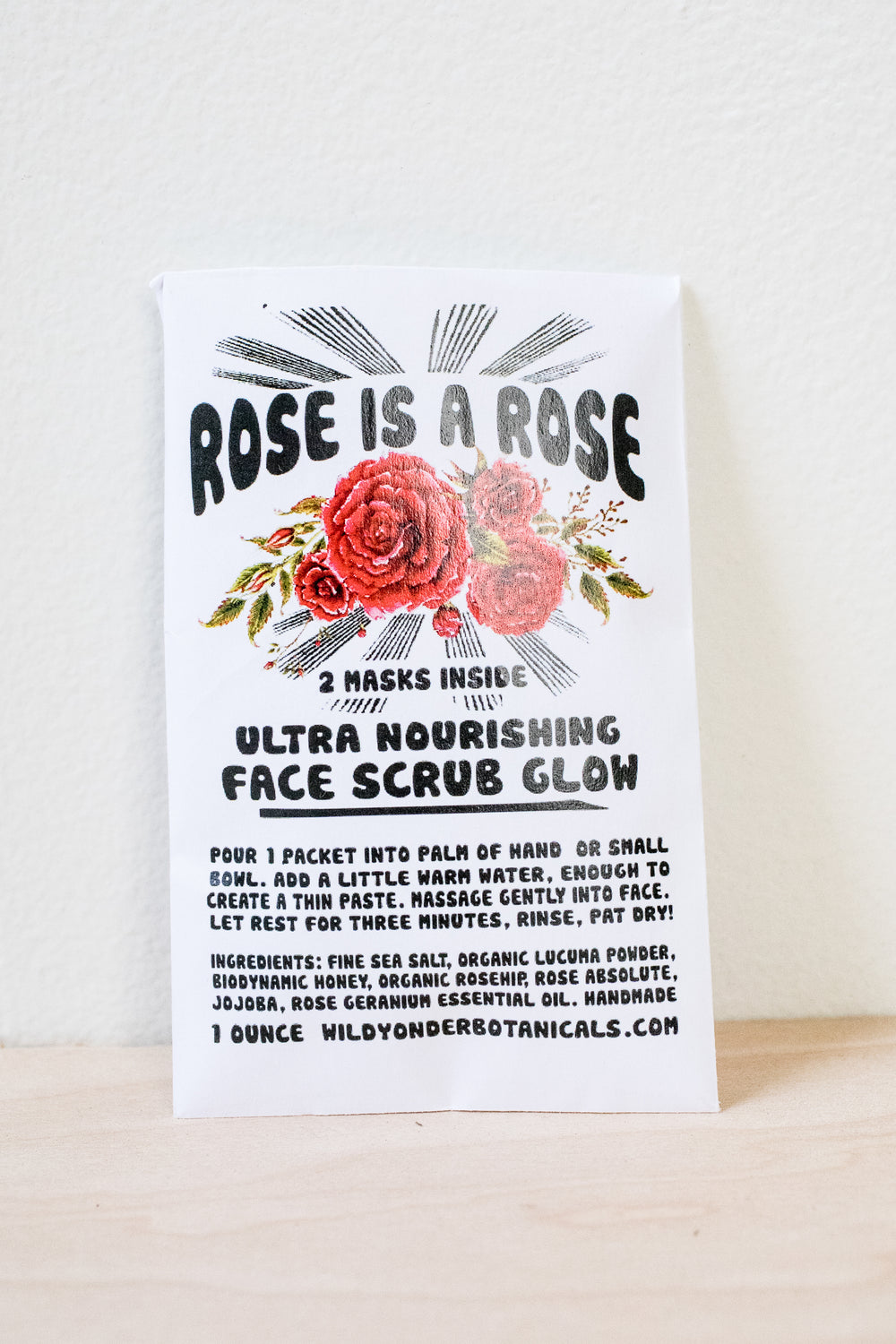 Rose Is A Rose Face Scrub Glow