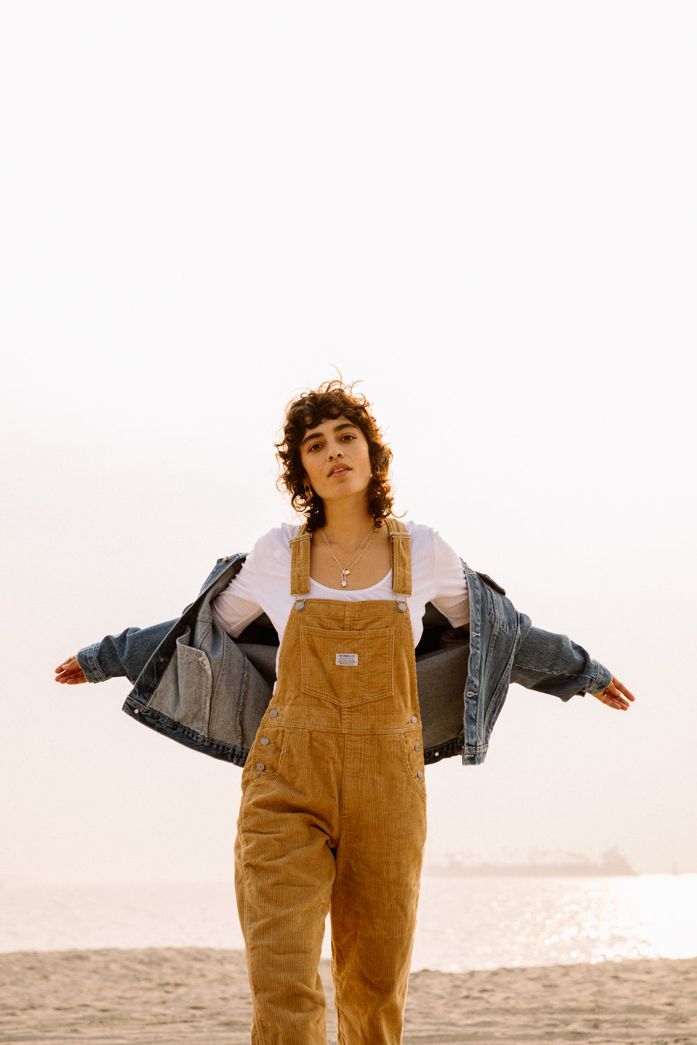 Iced Coffee Vintage Overalls
