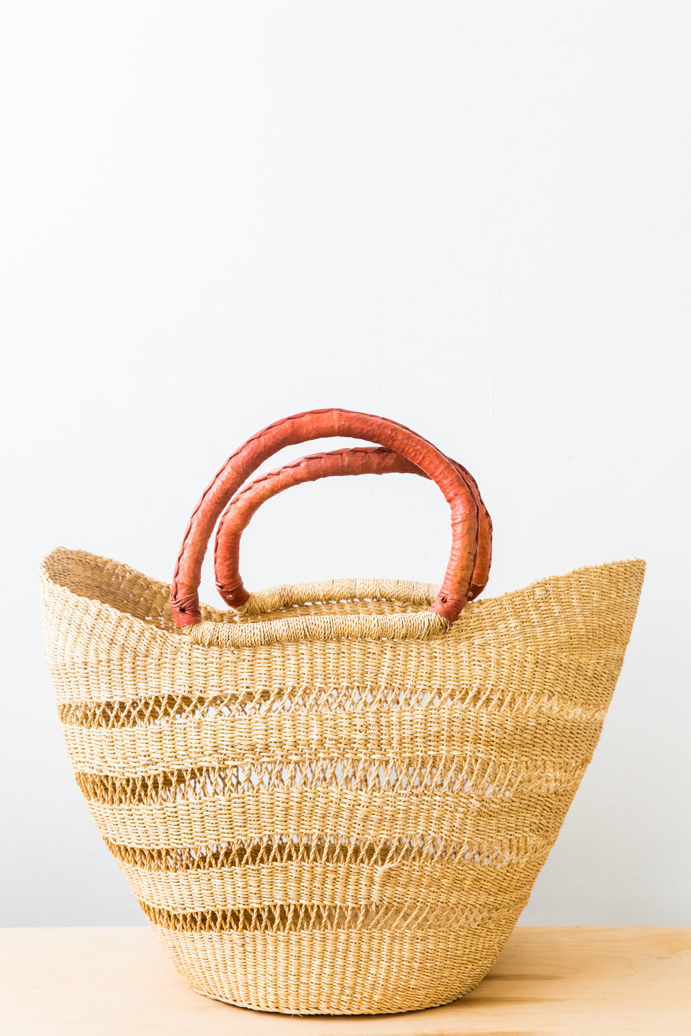 Large Open Weave Market Tote