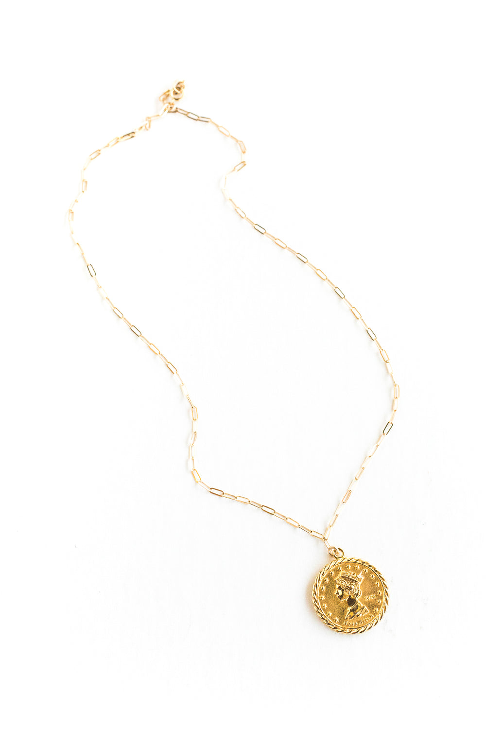 Gold Queen B Necklace