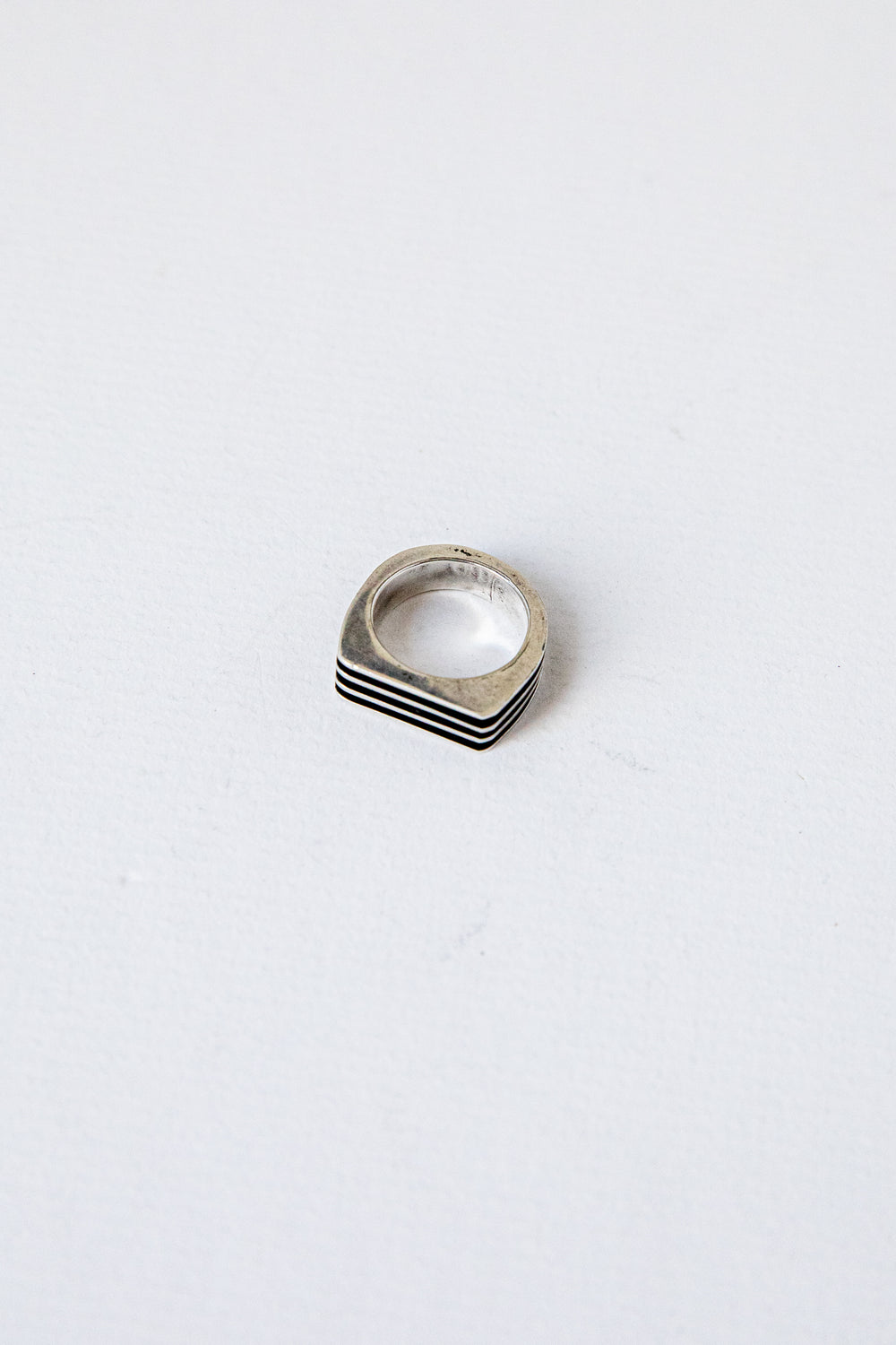 Silver Channeled Ring