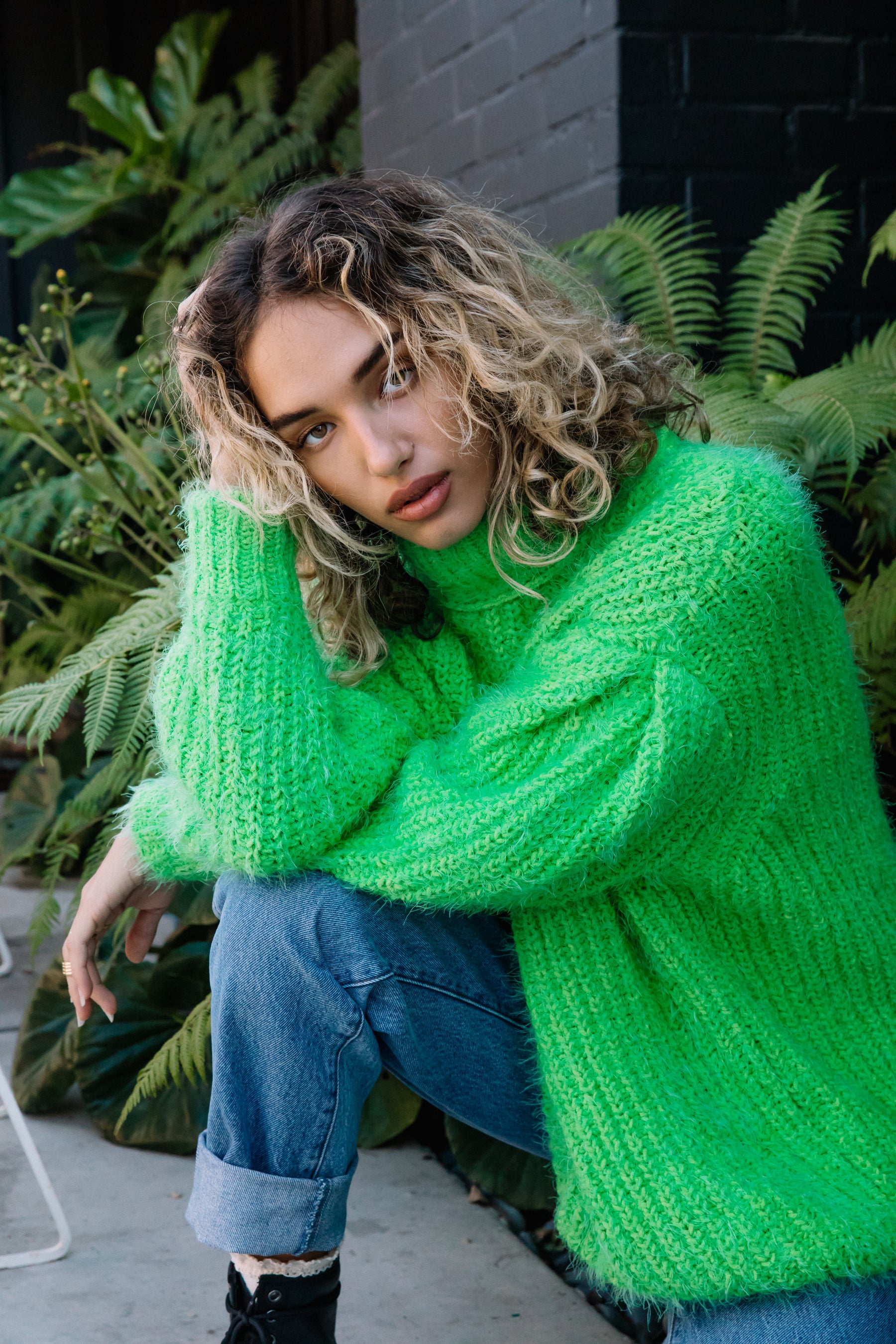 Green Energy Oasis Sweater – Prism Boutique