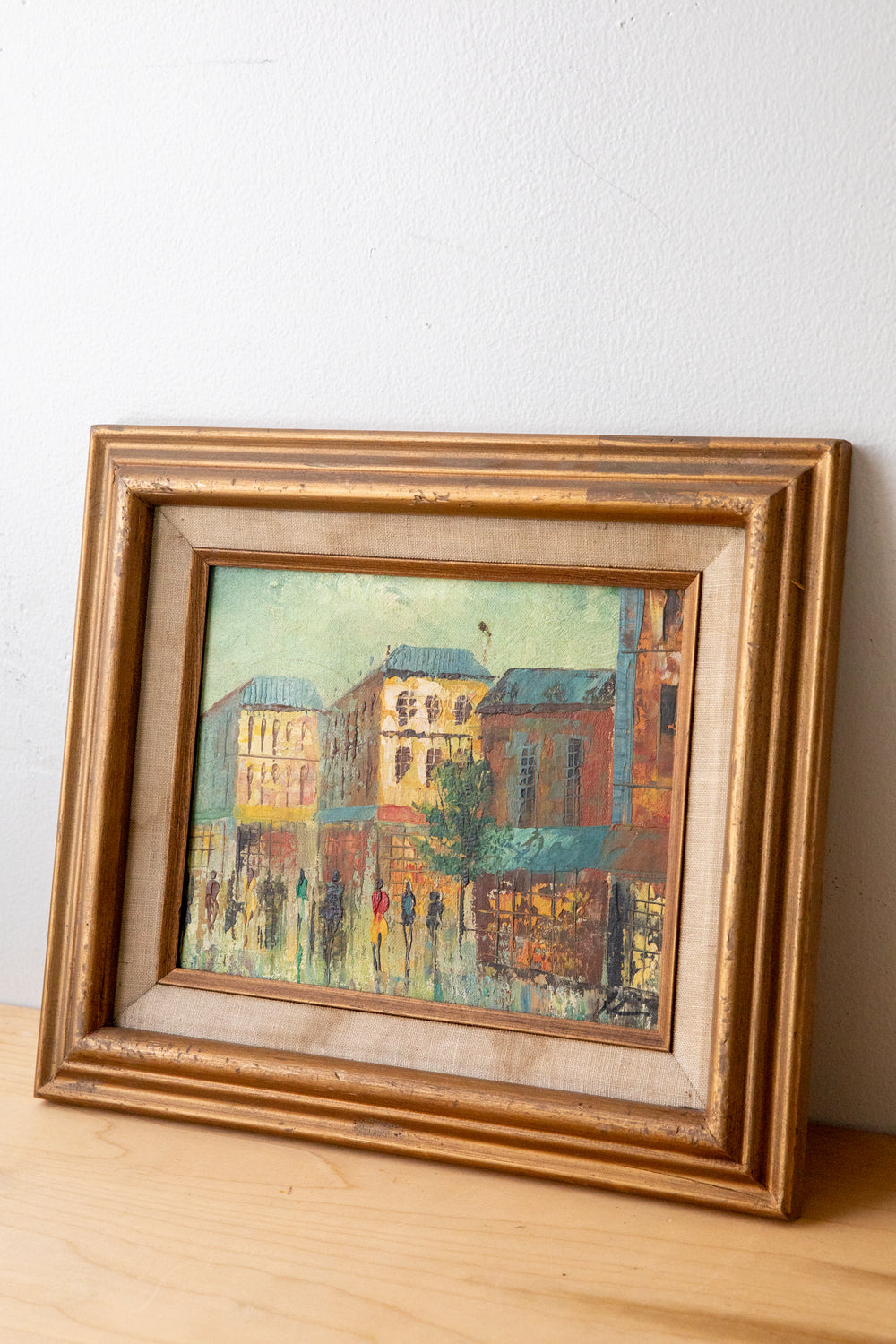 Framed City Painting