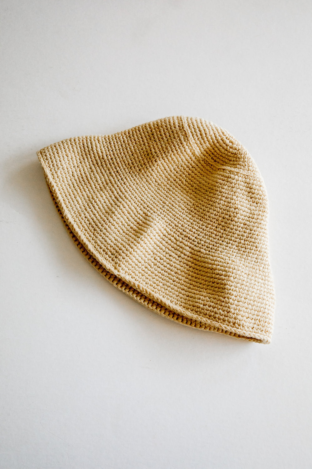Natural Crochet Bucket Hat