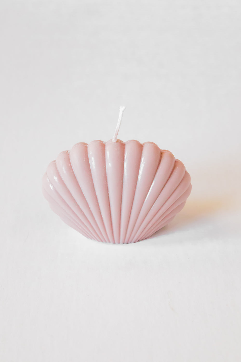 Taupe Shell Candle