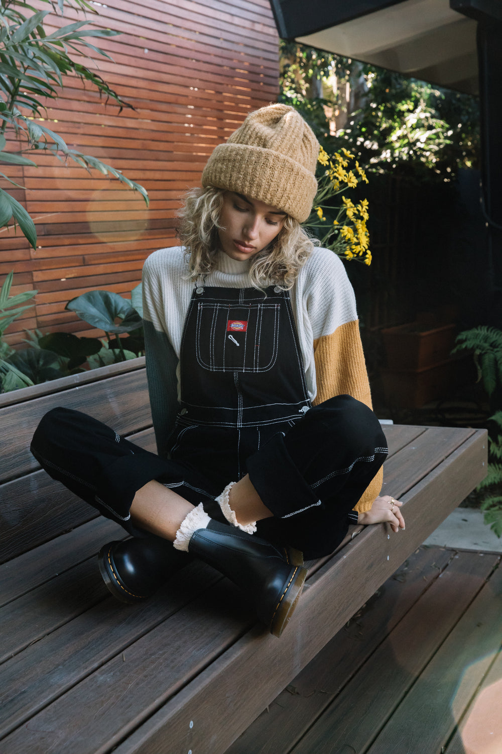 Relaxed Overalls - Black