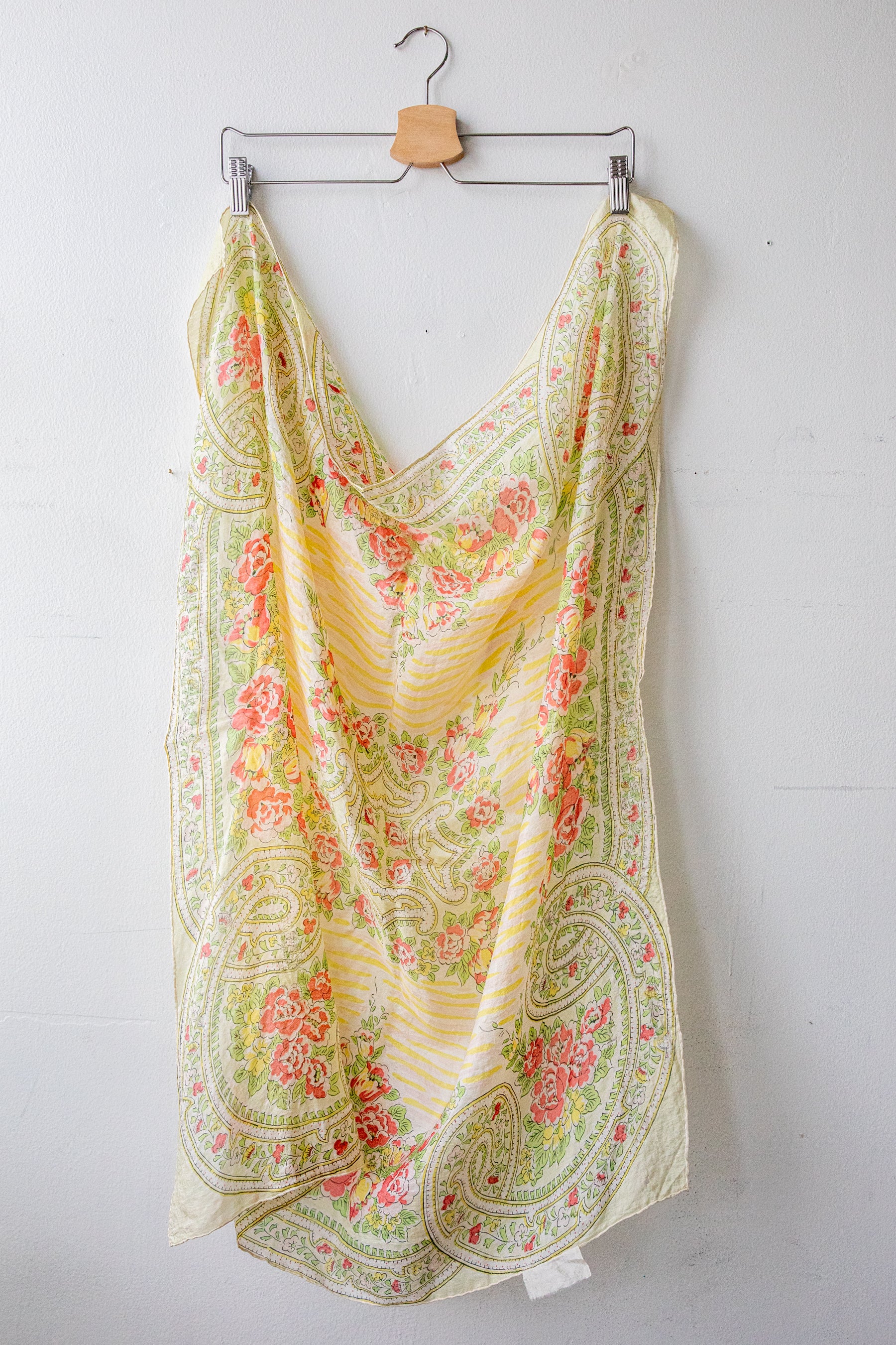 Red Floral Scarf