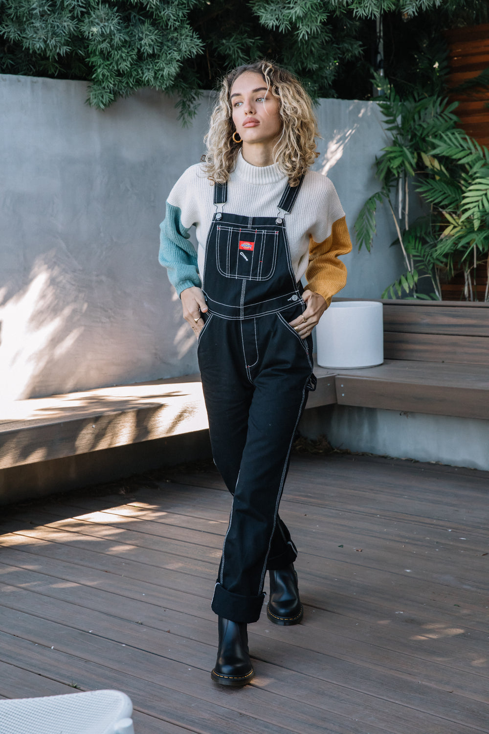 Relaxed Overalls - Black