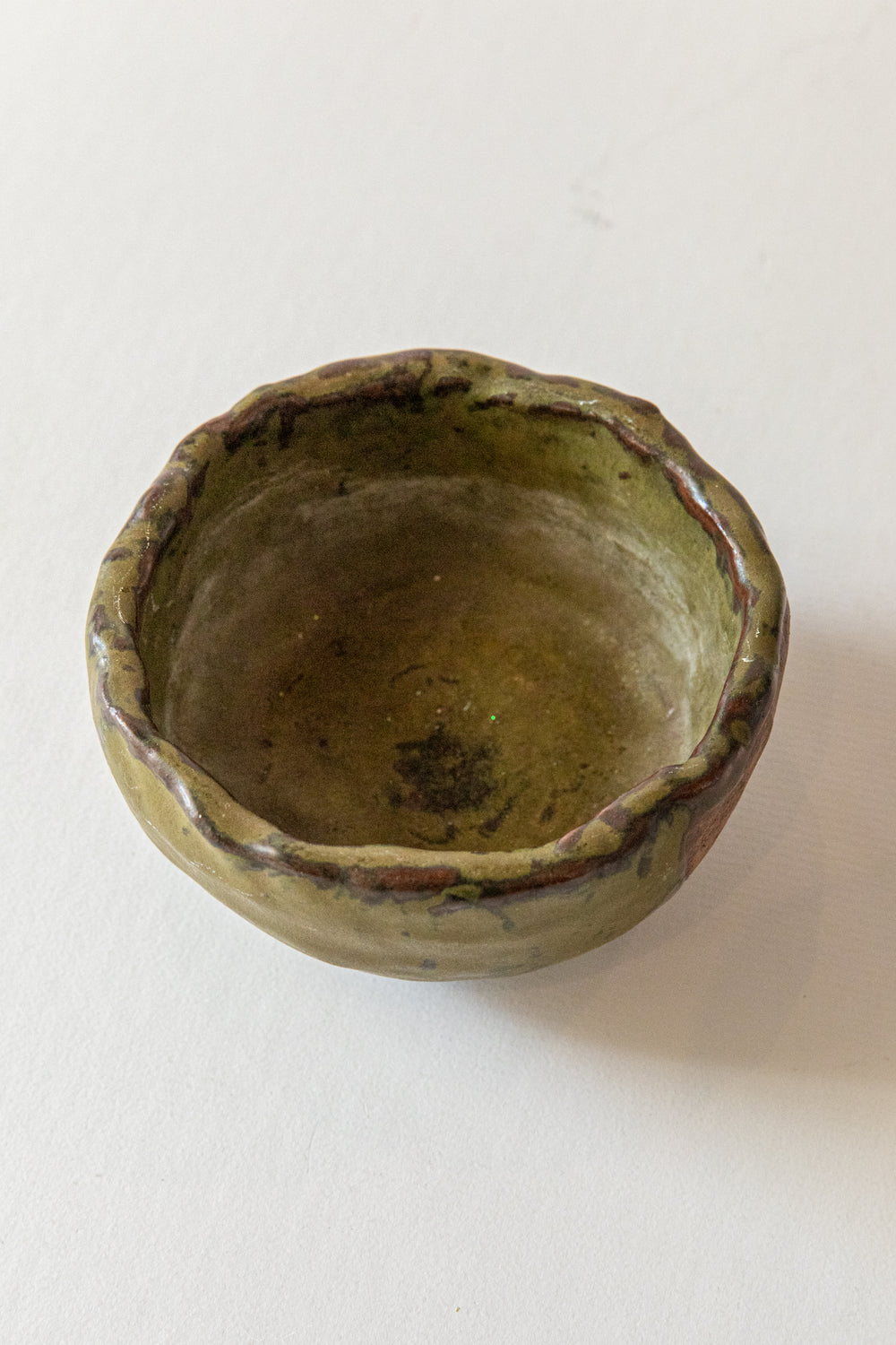 Olive Green Ceramic Bowl