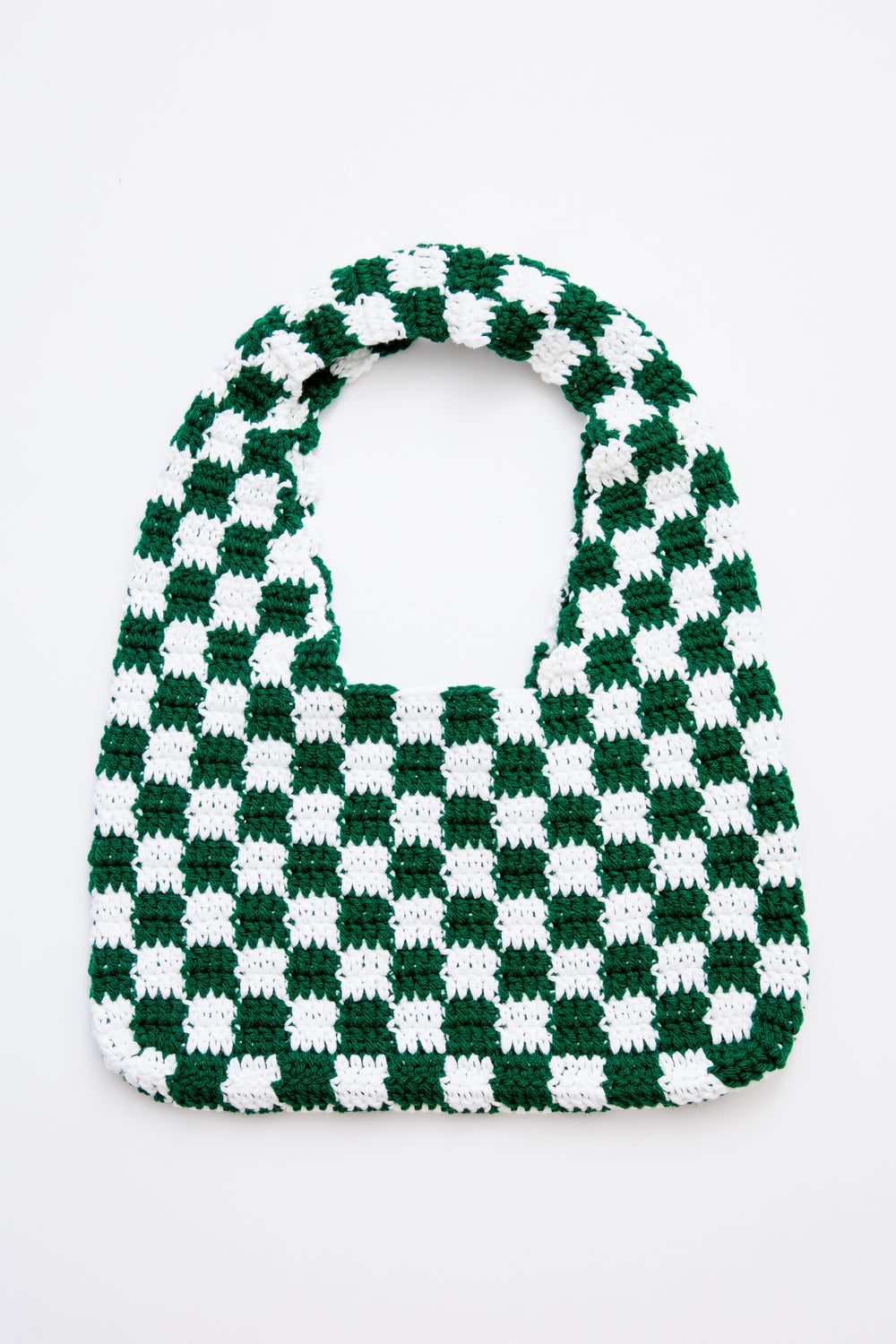 Green Checker Sicilian Bag