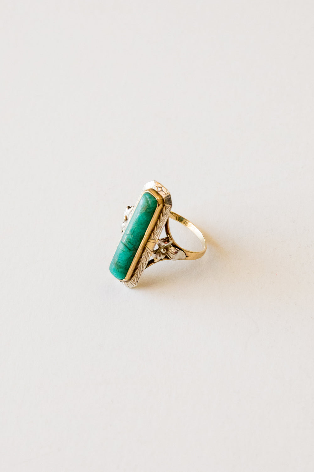 18k Gold + Turquoise Belais Ring