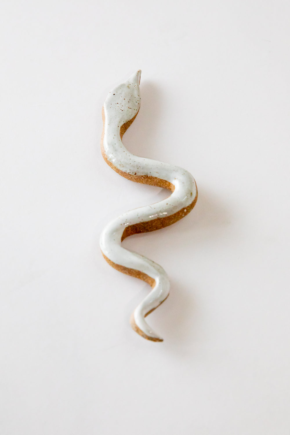 X Prism Cream Snake Figure
